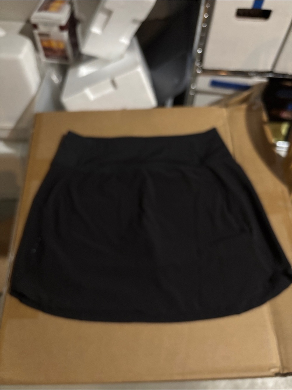 Athleta Black Active Mini Skirt Skort